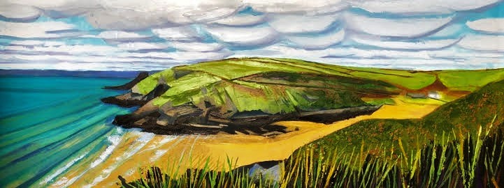 painting of Nolton haven