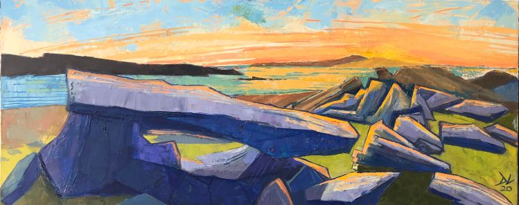 painting of st davids head